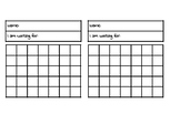 Behavior Reward & Reinforcement Chart (35 squares)