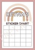 Reward Sticker Chart!