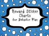 Reward Sticker Charts and Sample Behavior Plan for Kindergarten
