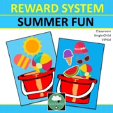 Reward System SUMMER Token Board Whole Class Incentives Si
