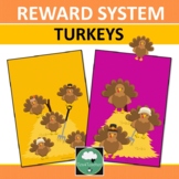 Reward System THANKSGIVING TURKEYS Whole Class Single Stud