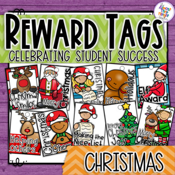 Preview of Reward Tags - Christmas Themed Reward Tags - great for gift tags as well
