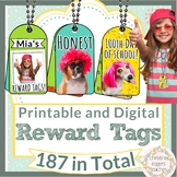 Reward Tags and Stickers Brag on Your Students