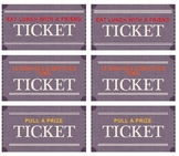 Reward or Incentive Tickets