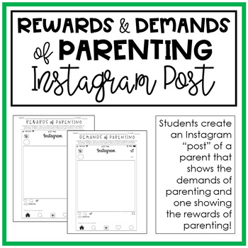 Preview of Parenting Rewards & Demands | Instagram Post Activity | Child Development | FCS