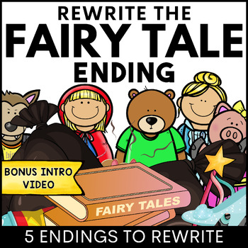 Preview of Fractured Fairy Tale Writing - Finish the Story Writing Prompts