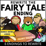 Fractured Fairy Tale Writing - Finish the Story Writing Prompts