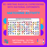 Rewriting Radical Expressions and Rational Exponents Digit