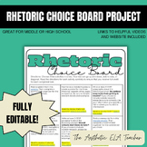 Rhetoric Choice Board Project