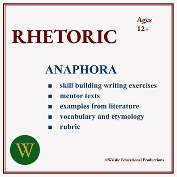 Preview of Rhetoric Lesson One: Anaphora