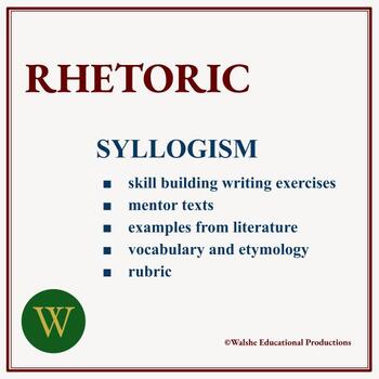 Preview of Rhetoric Lesson Twenty-one: Syllogism