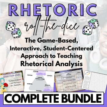 Preview of Rhetoric Roll the Dice: Games for Secondary ELA Rhetorial Analysis BUNDLE