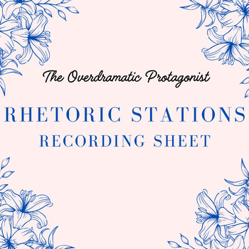 Preview of Rhetoric Stations Recording Sheet