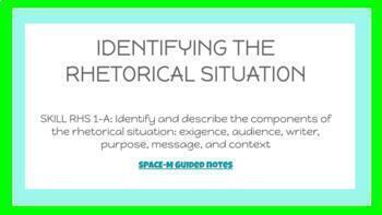 Preview of Rhetoric and the Rhetorical Situation (SPACE-M)
