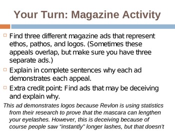 Rhetoric in Advertising: Ethos, Pathos, & Logos by A S | TpT