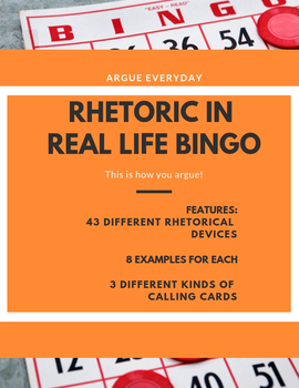 Preview of Rhetoric in Real Life Bingo