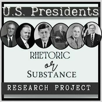 Preview of Rhetoric or Substance: American History Research Project