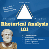 Rhetorical Analysis 101; Rhetoric; Analysis; Persuasion; C