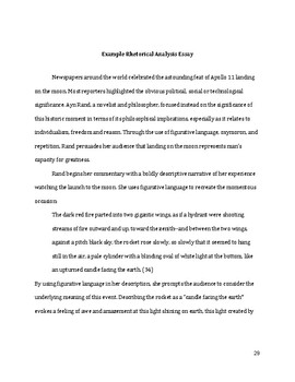 2018 ap english language and composition rhetorical analysis essay