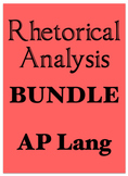 Rhetorical Analysis BUNDLE | AP Lang
