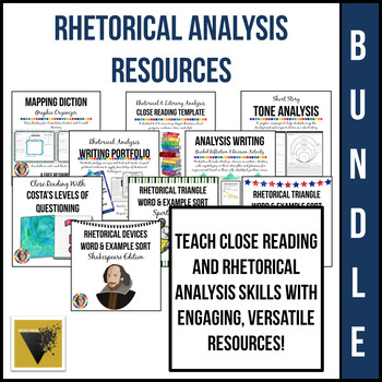 Preview of Rhetorical Analysis Bundle: Organizers, Activities, and Assessments