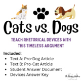 Rhetorical Analysis & Devices - Cats vs. Dogs