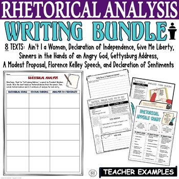 Preview of Rhetorical Analysis Essay Outline Rhetorical Appeals Activities Devices BUNDLE