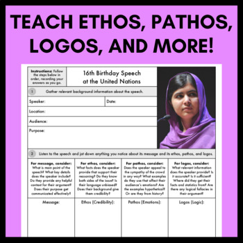 rhetorical devices used in malala speech