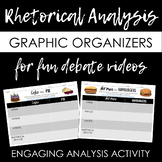 Rhetorical Analysis Graphic Organizer for Engaging Debate Videos
