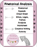 Rhetorical Analysis- Middle and High School Halloween Activity