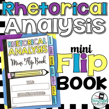 Preview of Rhetorical Analysis Mini Flip Book (a sticky note book for rhetoric)