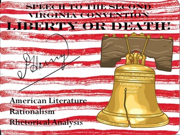 Preview of Rhetorical Analysis & Parallelism: Patrick Henry's Liberty or Death Speech