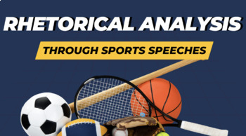 Preview of Rhetorical Analysis Through Popular Athlete Speeches