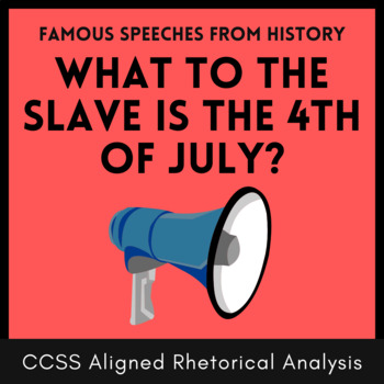 Preview of Rhetorical Analysis: What to the Slave is the Fourth of July, Frederick Douglass