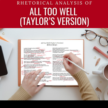 Preview of Rhetorical Analysis of All Too Well (Taylor's Version)