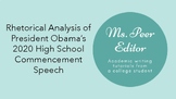 Rhetorical Analysis of MLK and President Obama's Speeches 