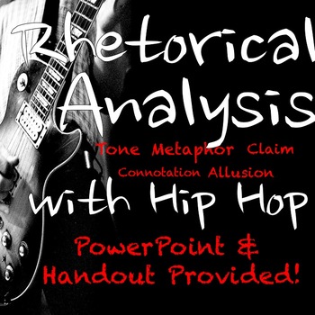 Preview of Rhetorical Analysis with Hip Hop and Google Slides