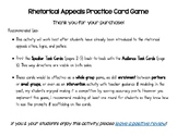 Rhetorical Appeals Card Game