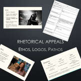 Rhetorical Appeals: Ethos, Logos, and Pathos PPT and Guided Notes