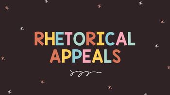 Preview of Rhetorical Appeals Guided Notes with PowerPoint Presentation