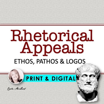 Preview of Rhetorical Appeals - PowerPoint, Activities & Handouts - Ethos, Pathos & Logos