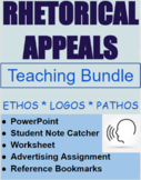 Rhetorical Appeals Teaching Bundle: Ethos, Pathos, Logos