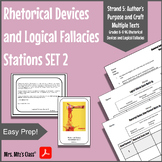 Rhetorical Device and Logical Fallacy Stations SET 2