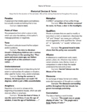 Rhetorical Devices Handout