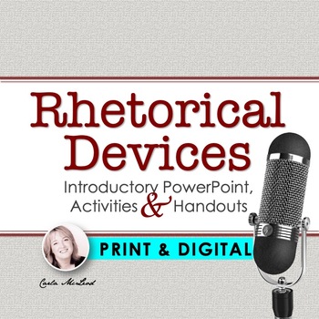 Preview of Rhetorical Devices:  PowerPoint, Activities & Handouts