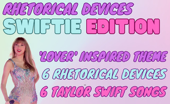 Preview of Rhetorical Devices Swiftie Edition Poster