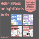 Rhetorical Devices and Logical Fallacies Bundle