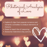 Rhetorical Film Analysis of Love (Valentine's Day Activity)