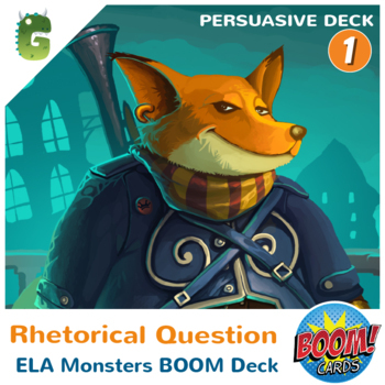 Preview of Rhetorical Question Boom Cards (Persuasive Language - Deck 1)