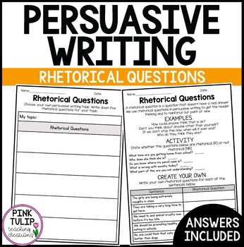 rhetorical questions in persuasive writing ks2